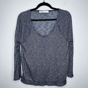 Free People Beach Women’s Lightweight Knit Tunic Top Boho Blue Size XS